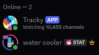 Tracky in the server